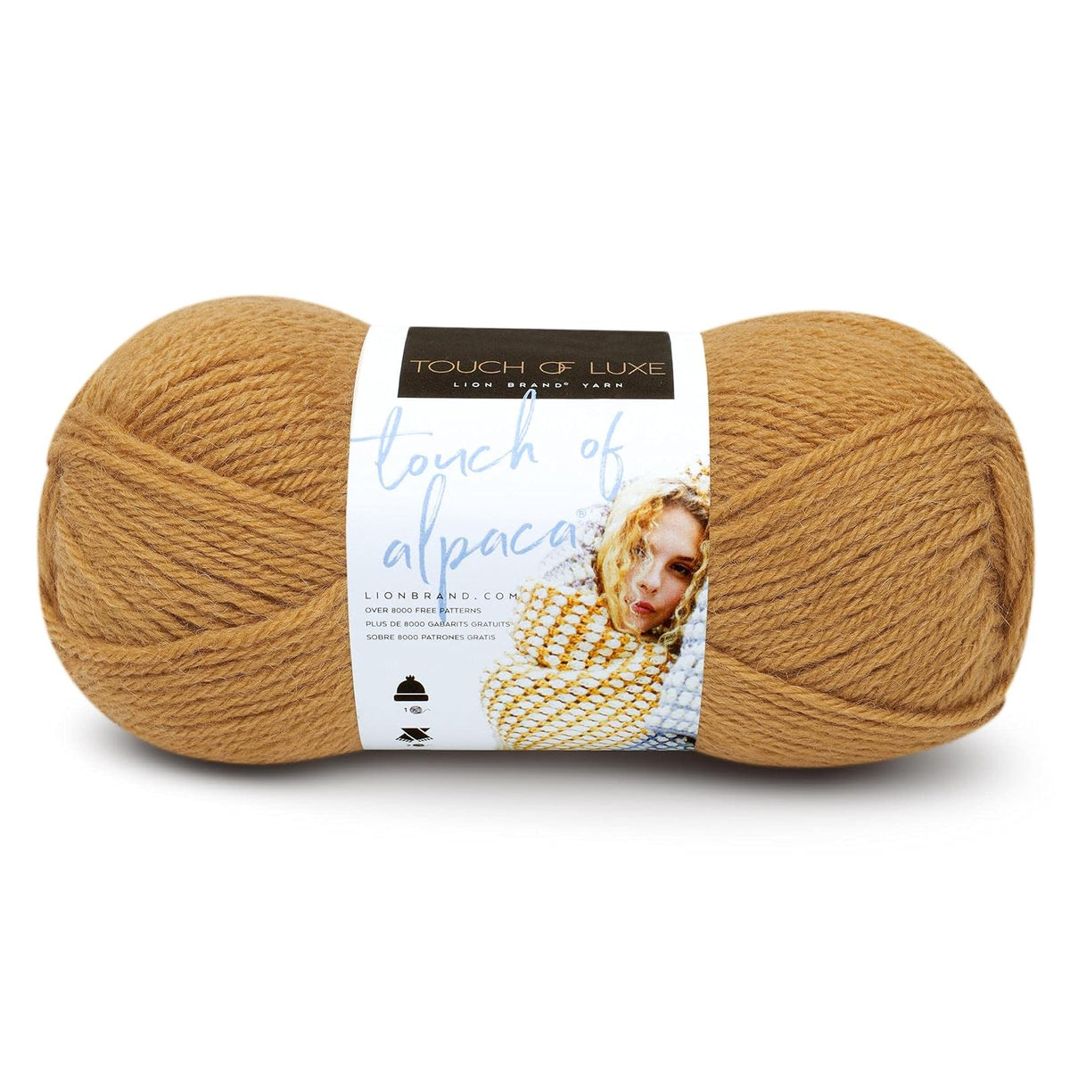 Lion Brand Touch of Alpaca Estambre - Goldenrod