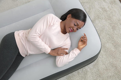 SLEEPLUX Colchón de Aire Inflable Duradero con Bomba integrada, Almohada y Cargador USB