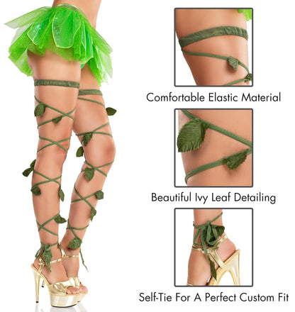 Leg Avenue Women's Festival Garter Leg Wraps