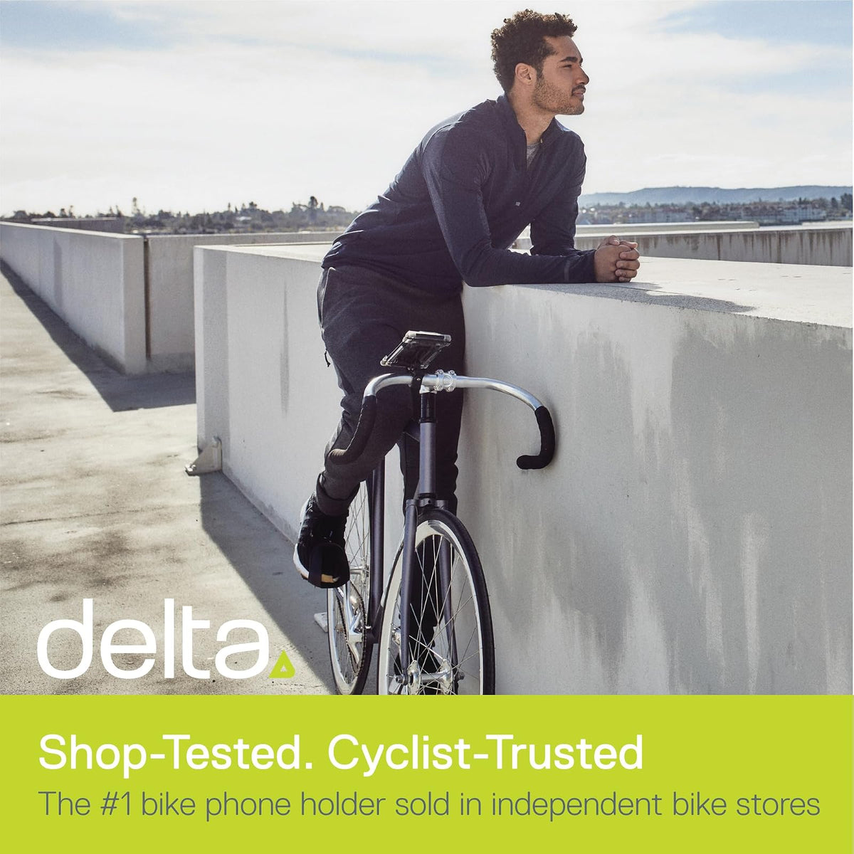 Delta Cycle Bike Smartphone Caddy, Black