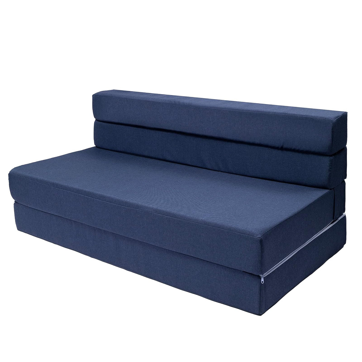 Memory Foam Sofa Cama Cozy Plegable Home (Azul, Matrimonial)