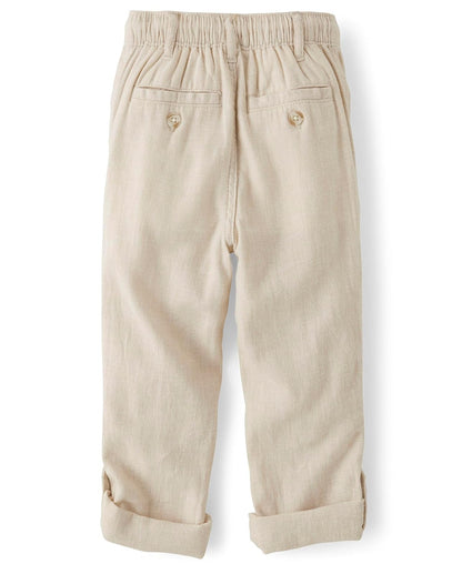 Gymboree Y Pantalones de Lino con cordón para niños pequeños PantalonesNiños