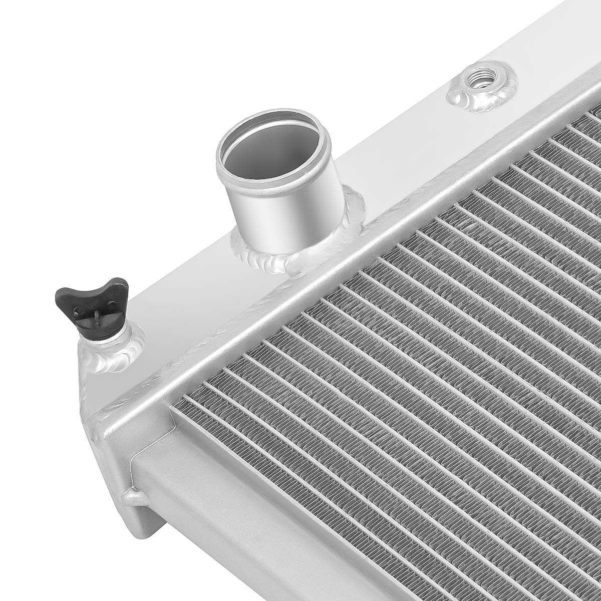 DNA Motoring RA-CHEVYT63-3 Radiador de aluminio completo de 3 filas compatible con Chevy C10/C20/C30/K10/K30, 1961-1962 Dynamic, 1961-1966 /Catalina MT