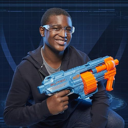 NERF Elite 2.0 Shockwave RD-15 - Lanzador de Juguete Adaptable con 30 Dardos
