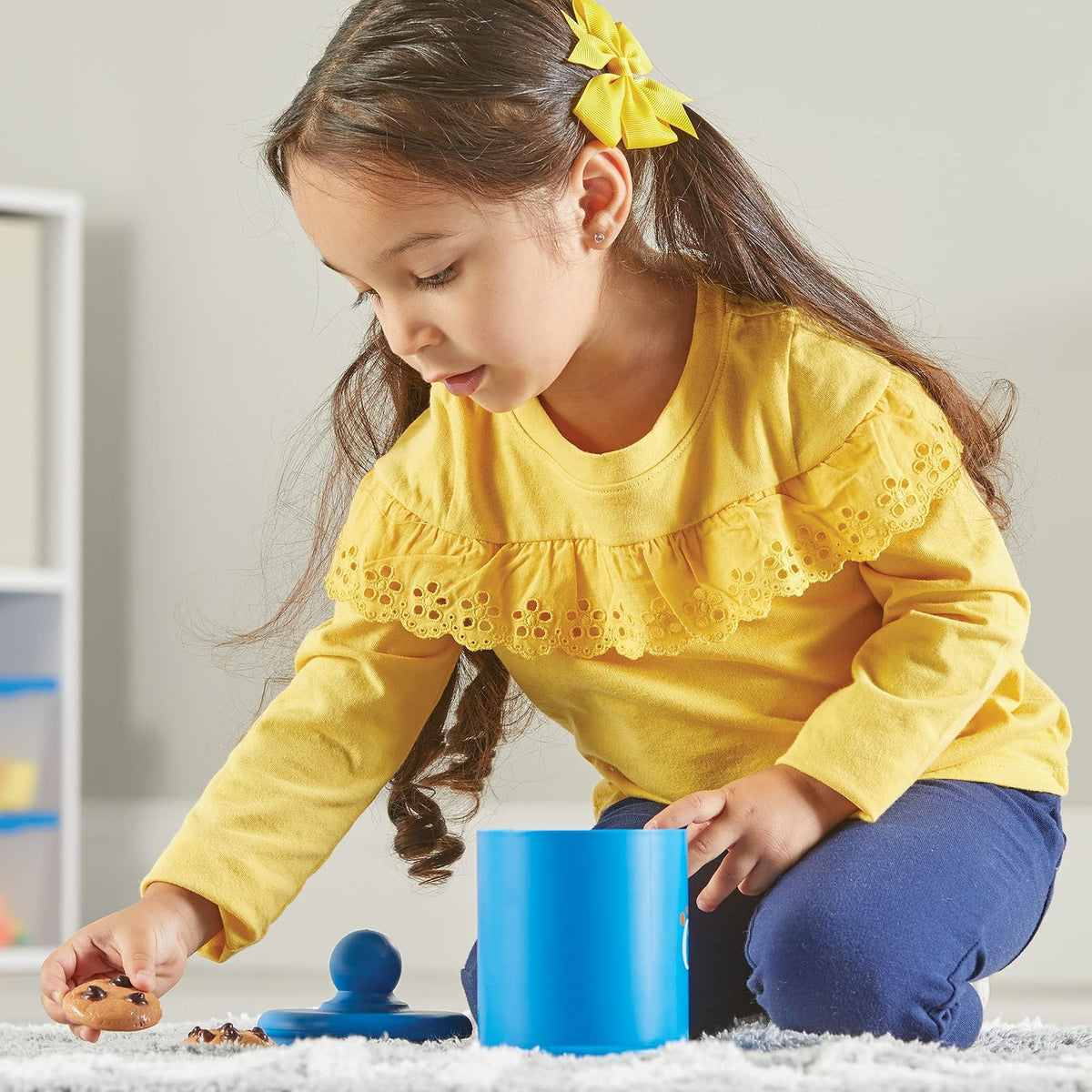 Learning Resources Smart Counting Cookies, 13 Piezas, 18 Meses +, Juegos de Imitacion, Alimentos de Juguete, Galletas de Juguete, Comida de Juguete para niños