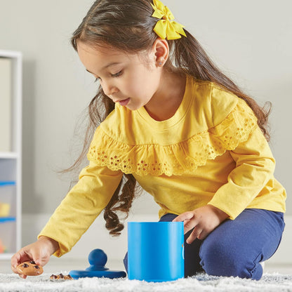 Learning Resources Smart Counting Cookies, 13 Piezas, 18 Meses +, Juegos de Imitacion, Alimentos de Juguete, Galletas de Juguete, Comida de Juguete para niños