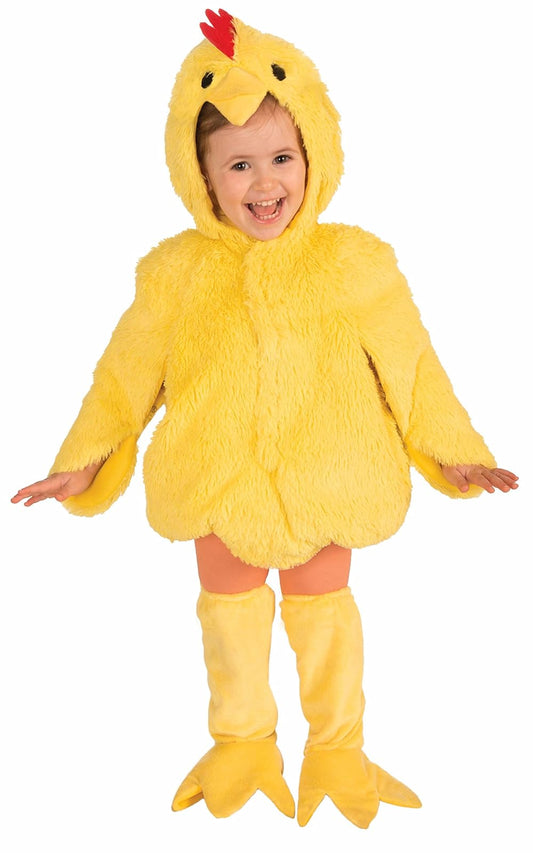Rubies Plush Chicken Costume for Toddlers, Unisex Toddler