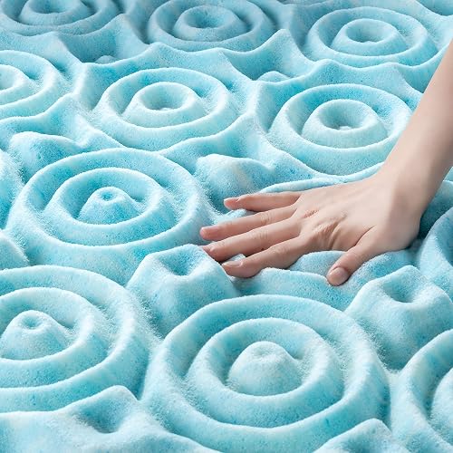 ZINUS Sobrecolchón Individual de Memory Foam Firme y Refrescante Que Ayuda a Conciliar el Sueño | Garantía de 5 años