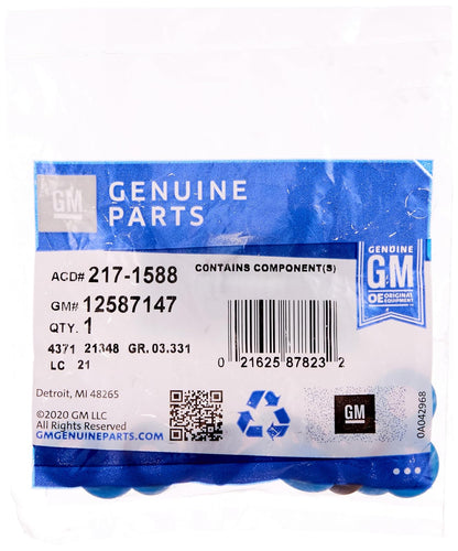 GM Genuine Parts Kit de Junta Tórica para Inyector de Combustible 217-1588, Negro