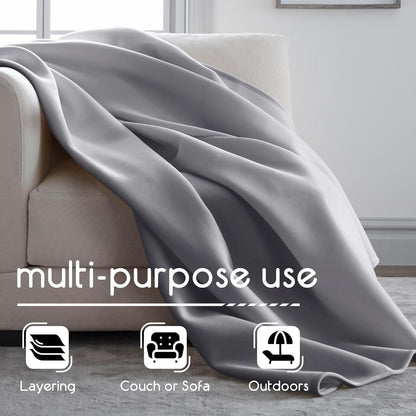 Vellux Manta Original, King, Gris (Tornado Grey), King 108" x 90", 1