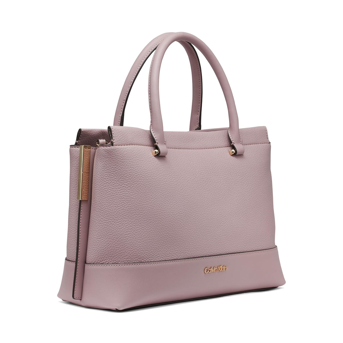 Calvin Klein Bianca Triple Compartment Satchel Bianca - Bolsa de triple compartimento Mujer