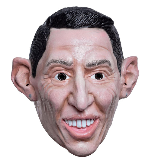Fideo, Máscara de Ángel Di Maria Futbolista Paris Saint-Germain, Máscaras de Personas Famosas del Deporte Ideal para Halloween, Fiestas de Disfraces e Imitación