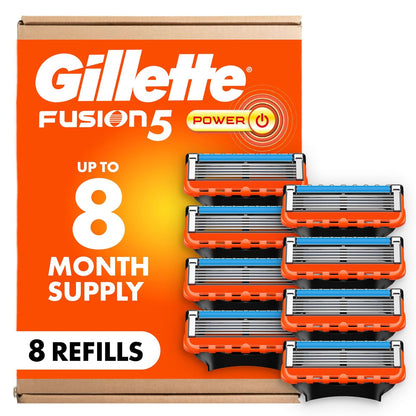 Gillette Fusion5 Recambios de Cuchillas para Hombre - Fusion 8 recambios (versión anterior)