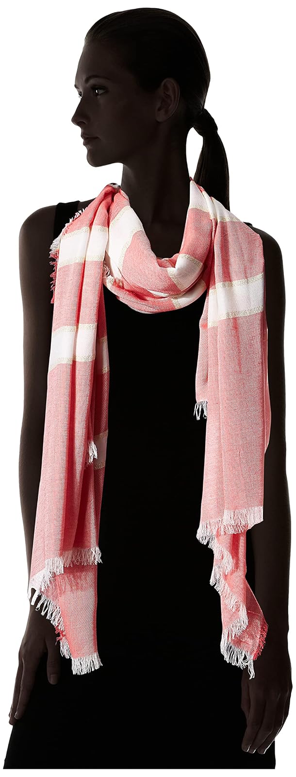 Mud Pie Shimmer Stripe Scarf BufandaMujer