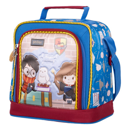 Ruz Lonchera Infantil | Harry Potter | 100% Poliéster Capacidad 3 Litros | Lonchera Escolar para niños y niñas con Compartimento Principal Amplio y Práctico Cierre de Cremallera
