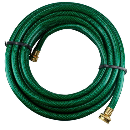 Surtek M12T15 Manguera para jardín tramada con conector metálico 1/2", 15 m
