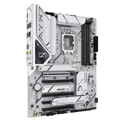 ASUS Z790-AYW WiFi W II Intel Z790 (LGA 1700) ATX Placa Base con PCIe® 5.0, 3X M.2, 12+1 DrMOS, DDR5, WiFi 6, 2.5Gb LAN, HDMI, USB 10Gbps Type-C®, USB 10Gbps Type-C®, Thunderbolt™, USB4®, Aura Sync