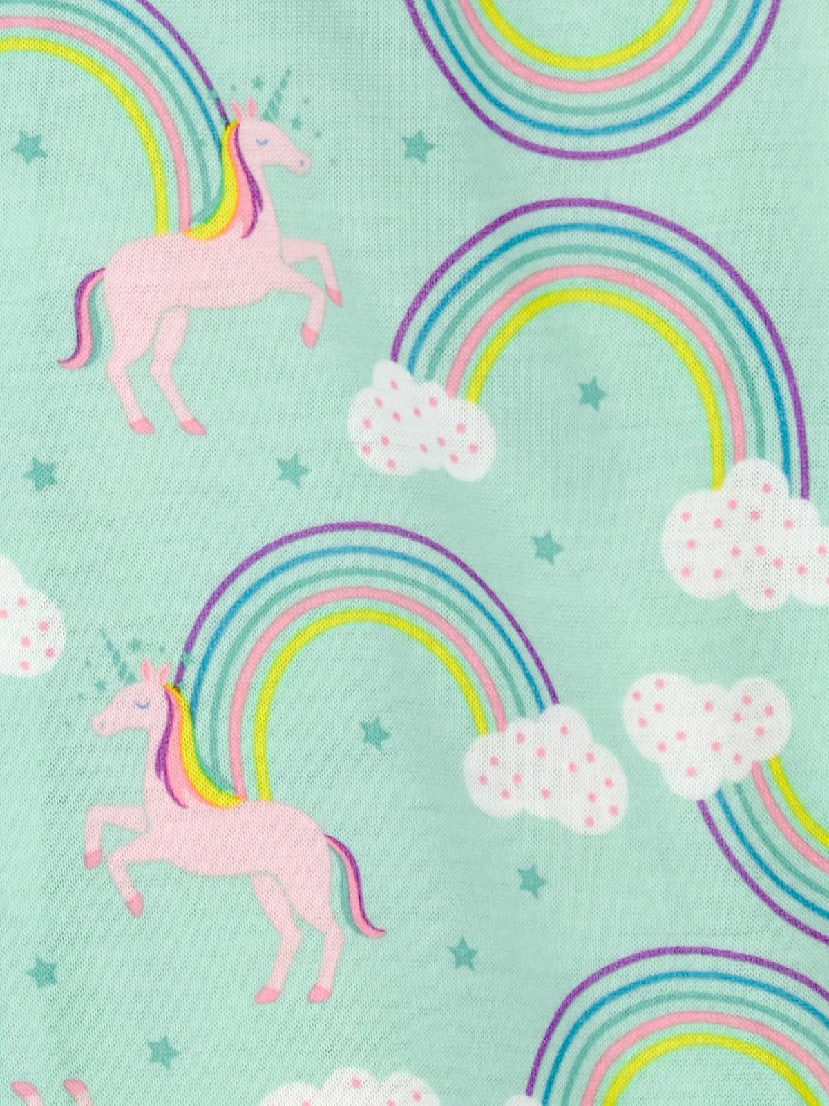 Simple Joys by Carter's - Paquete de 3 pijamas de poliéster resistentes al fuego para niñas