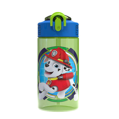 Zak Designs PWPL-T120 Paw Patrol Water Bottles, 16 oz, Rocky, Rubble & Chase