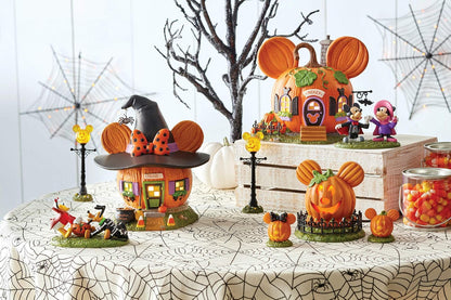 Department 56 Disney Village - Disfraz de Mickey y Minnie Mouse de Halloween, 2.375 Pulgadas, Multicolor