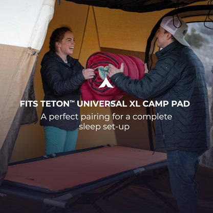 Teton Sports Cuna de Campamento; por último, una Cuna Que trae la Comodidad del hogar al Campamento; cunas de Camping para Adultos; fácil configuración; Bolsa de Almacenamiento incluida