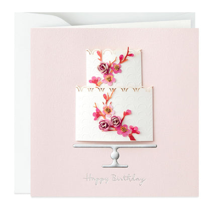 Tarjeta de Cumpleaños Hallmark con Sobre - Pastel