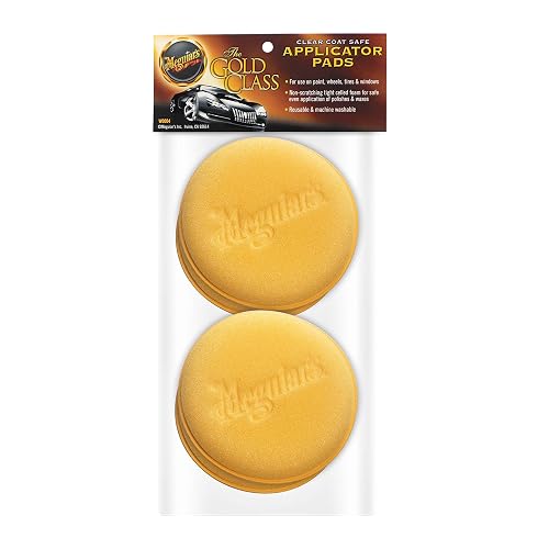 Meguiar's Oficial Perfect Clarity Sellador De Vidrio G8504 118 ml + Meguiar's Oficial Gold Class Esponjas Aplicadores W0004 4 Piezas