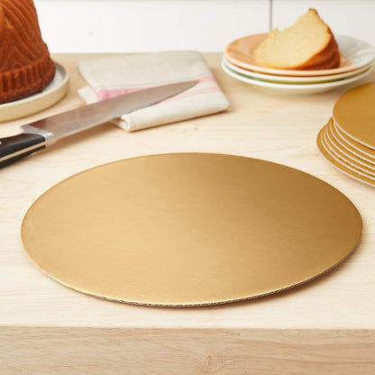 Fox Run 48737 Cake Boards, 10", Gold, Medium