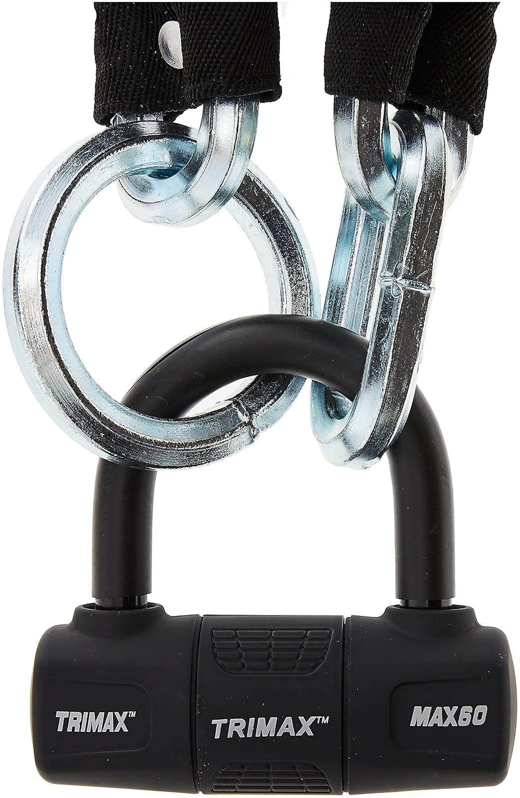 Trimax THEX5060 Juego Combinado - THEX Super Chain 5' x 11mm + MAX60 Disco U-Lock