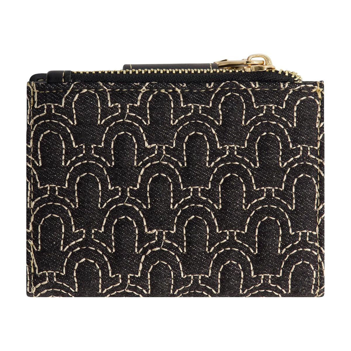 True Religion - Mini portafolios para mujer, logotipo de herradura, pequeño y compacto, negro, talla única, Negro -