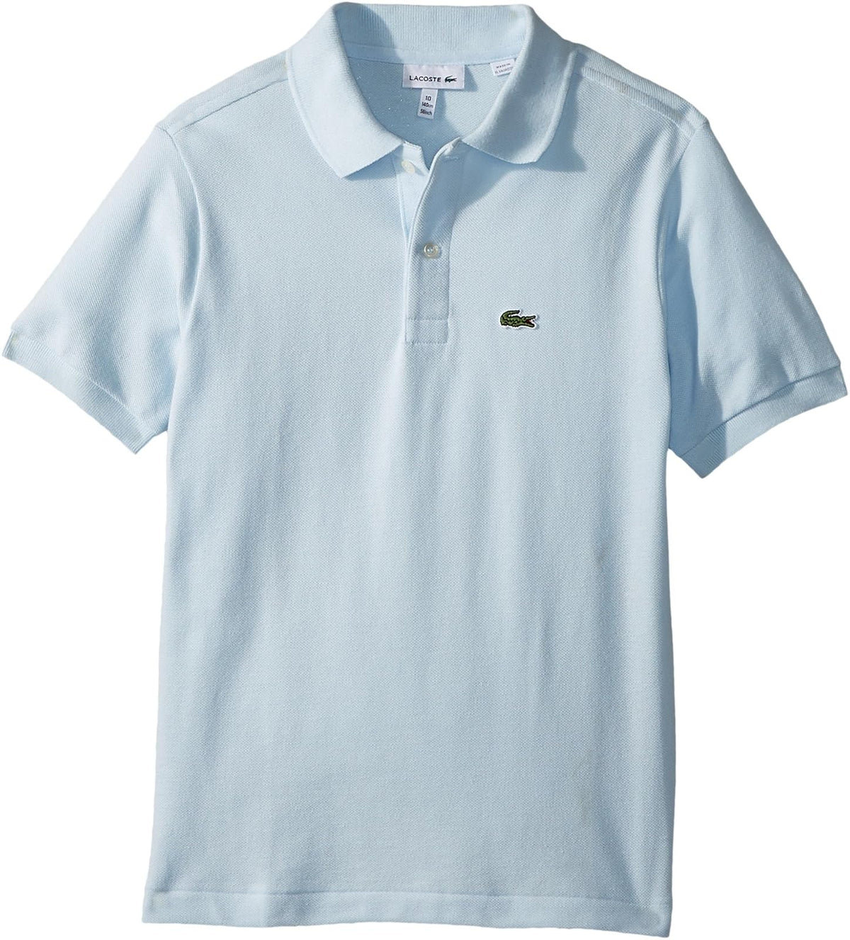 Lacoste Polo Clásico de Piqué Manga Corta para Niño - azul (Rill Light Blue) - 12