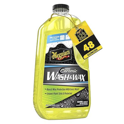 Meguiar's Shampoo Híbrido Cerámico con Cera G240748, 1.4 L