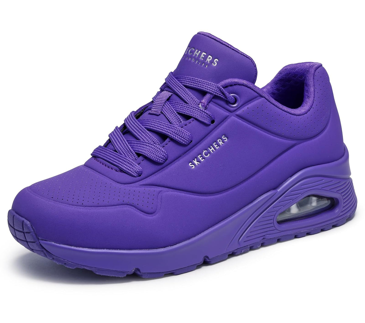Skechers Uno Stand on Air Tenis Casuales para Mujer - 23.5 cm - Púrpura