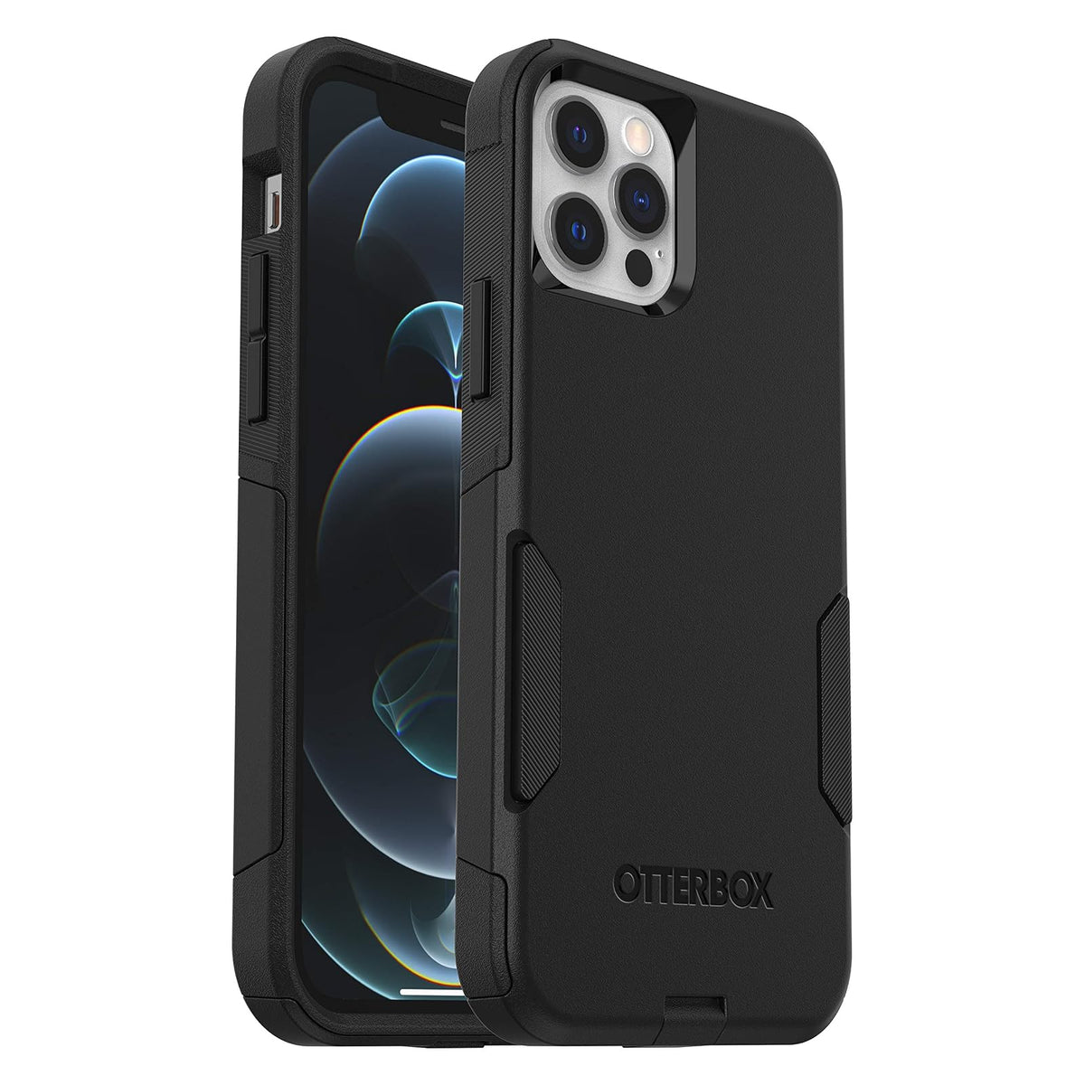 OtterBox - Funda para iPhone 12 y 12 Pro Commuter Series - Una Sola Unidad se envía en Bolsa de plástico, Ideal para Clientes de Negocios, Negro, Delgado y Resistente, amigable con el Bolsillo, con