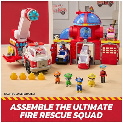 Paw Patrol Rescate de Chase - Camión de Bomberos con Figura, Lanzador de proyectiles y vehículo de Juguete, Edades a Partir de 3 años