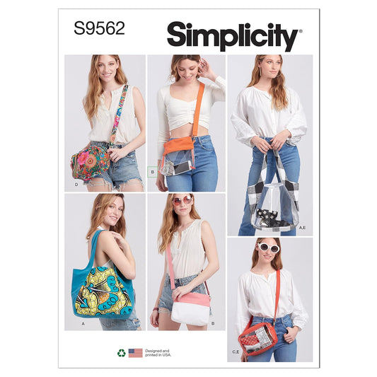 Simplicity UNDEFINED Accessories Patrón de costura, multicolor