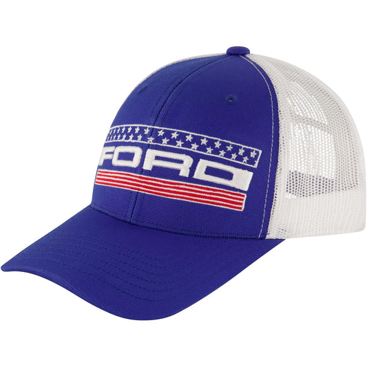 Ford Truck Hat, Logo Mesh Adjustable Baseball Cap with Curved Brim