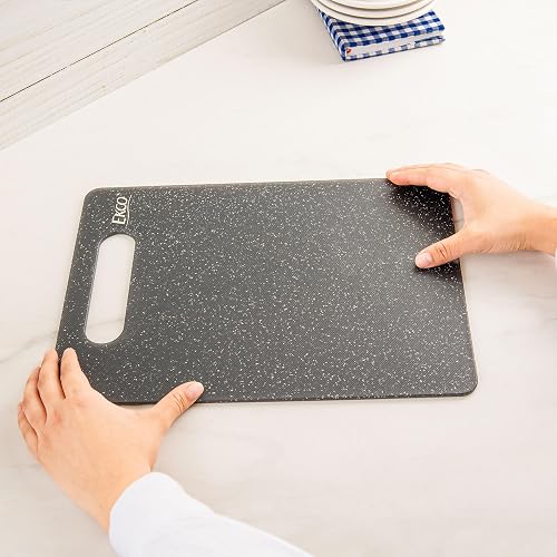 Ekco | Tabla para Picar Classic Antibacterial Grande 34 x 24 cm | Antimicrobiana, Iones de plata, No absorbe sabores, Protege el filo, Fácil limpieza, Tabla de corte, Cocina higiénica