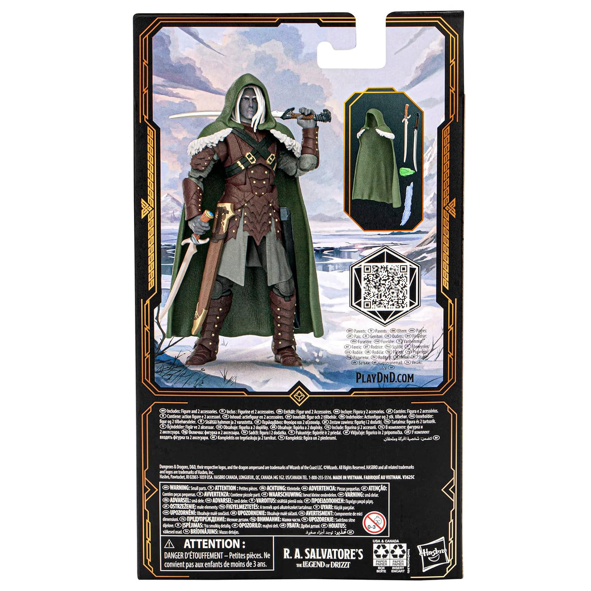 Dungeons & Dragons Dragones y Mazmorras R.A. Salvatore's The Legend of Drizzt Golden Archive, Figura Drizzt de 15 cm