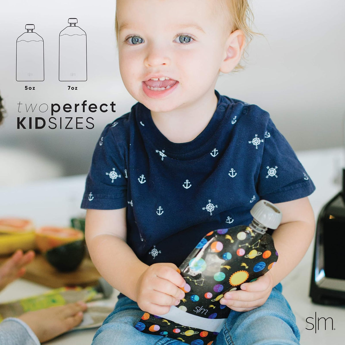 Simple Modern Bolsitas de Comida para Bebés | Paquete de 10 Bolsa Reutilizable Plastico Libre de BPA | Joey Colección | 148ml | Assortment 1