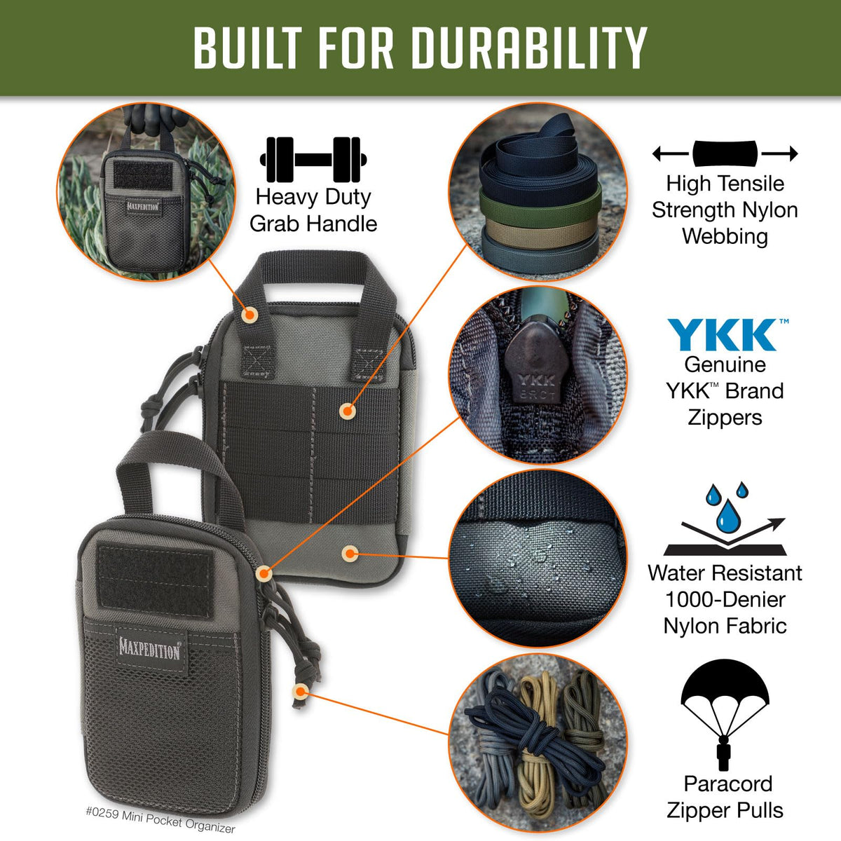 Maxpedition Mini Organizador de Bolsillo