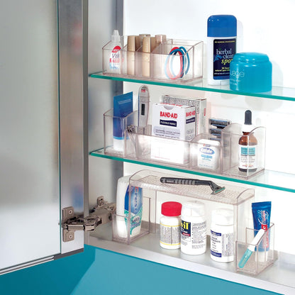 InterDesign Med+ organizador, gabinete de 12", High Rise, transparente