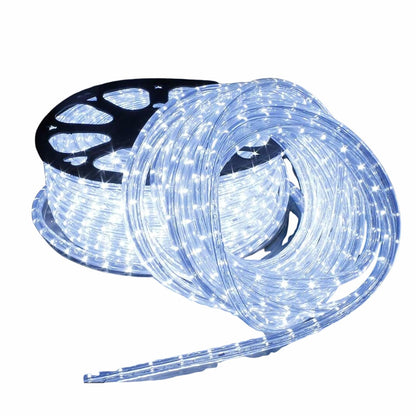 Luces LED para Exterior, 10M, 200 LEDs, 8 Modos de Iluminación, Manguera Transparente IP67 Impermeable, Decoración Navideña (Blanco Frío)