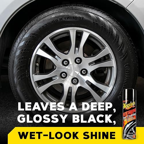 Meguiar's Revestimiento de Neumáticos NXT Insane Shine G13815, 443 ml | Dale a los neumáticos un brillo húmedo profundo y una protección duradera con una fórmula avanzada de autoexpansión