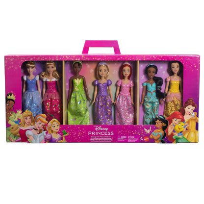 Disney Princesa Muñecas Paquete de 7 Princesas para niñas de 3 años en adelante