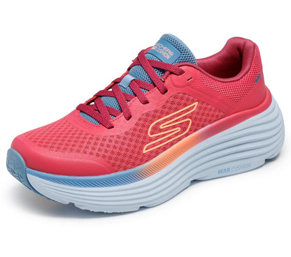 Skechers MAX Cushion Endeavour Tenis para Mujer - 24.5 cm - Rojo, multi color