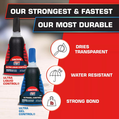 Loctite Super Glue Ultra Gel Control - Botella de 12 unidades