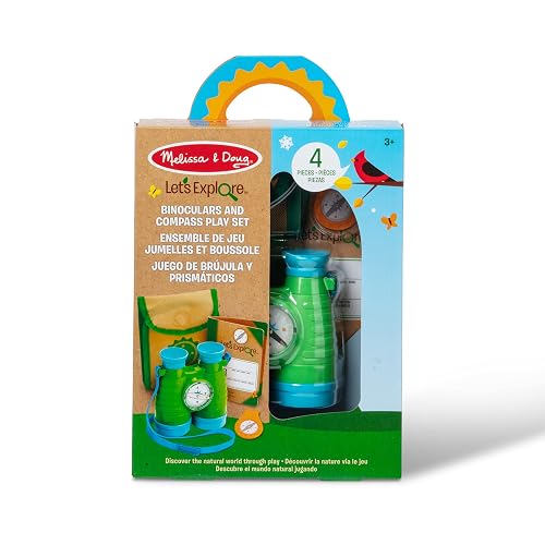 Melissa & Doug - Let's Explore Juego de Brújula y Prismáticos