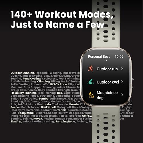 Amazfit Bip 6 Reloj Inteligente de 46 mm, batería de 14 días, visualización AMOLED de 1.9 Pulgadas, GPS y mapas gratuitos, AI, Llamadas y Texto Bluetooth, rastreador de Salud, Fitness y sueño, más de