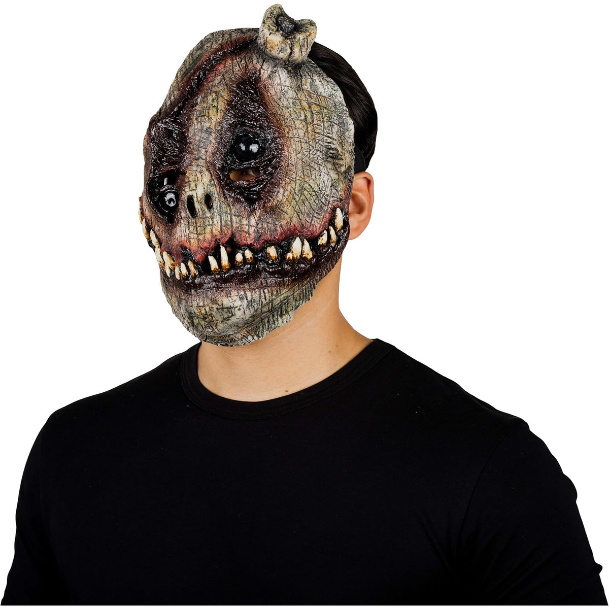Ghoulish Productions Máscara De Látex Cursed Sack, Accesorio Cosplay Monstruo Envuelto Maldito, Disfraz Aterrador Halloween y Fiestas Temáticas, Cosplay Monstruo Maldito, Diseño Artesanal Face Mask